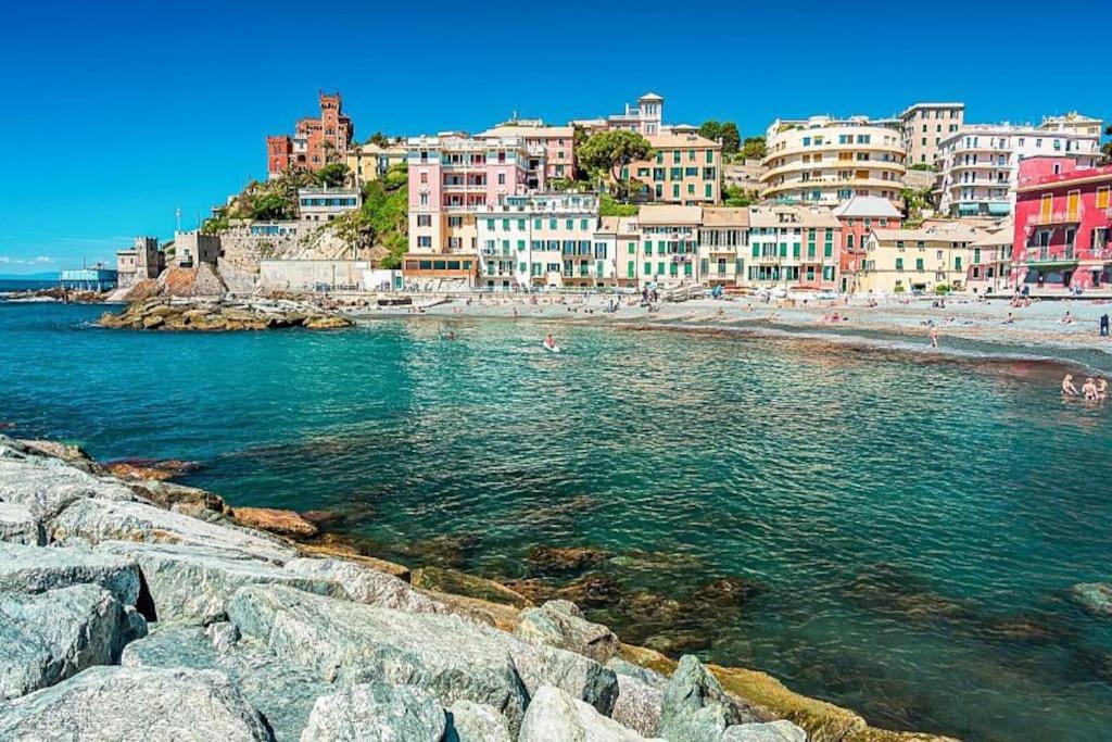 Pisi Home, 2 Min Dalla Spiaggia E Dall' Ospedale Gaslini Genova Eksteriør bilde